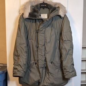 Vint. N3-B Extreme Cold Weather Military Parka mens medium